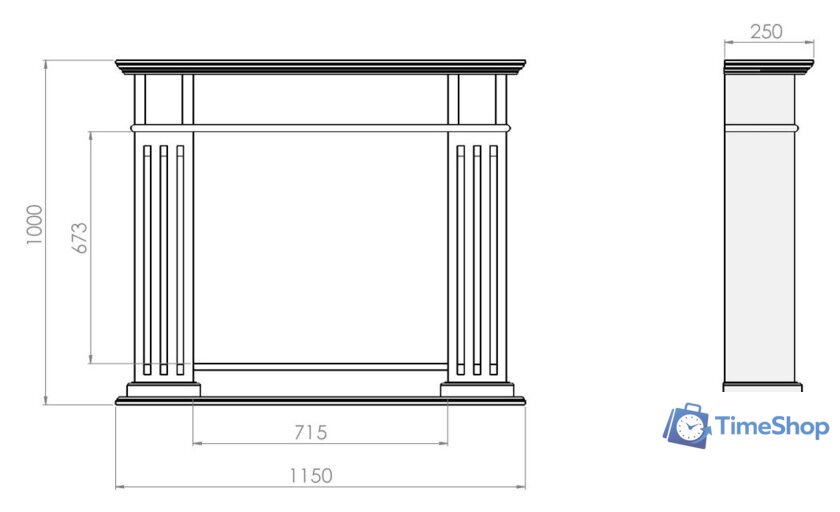Биокамин Infire Inportal 1 - Изображение №6 — Интернет-магазин Time-Shop
