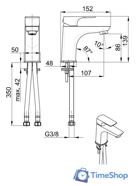 Смеситель Armatura Mokait 5532-815-00 - Изображение №2 — Интернет-магазин Time-Shop