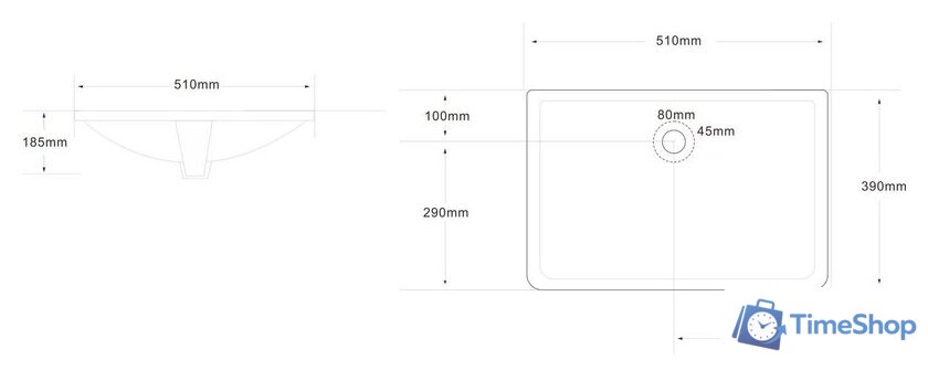 Умывальник Roxen Sims 570145 - Изображение №7 — Интернет-магазин Time-Shop