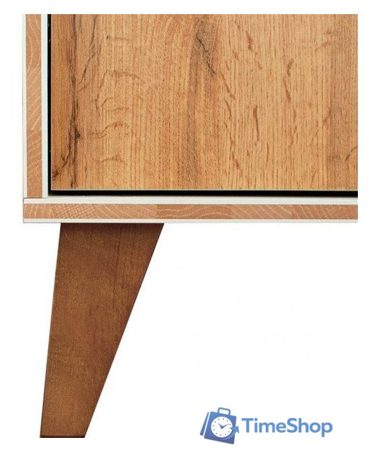 Тумба Неман мебель Сканди МН-036-28 (дуб вотан-белый) - Изображение №3 — Интернет-магазин Time-Shop