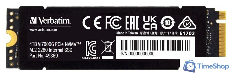 SSD Verbatim Vi7000G 4TB 49369 - Изображение №1 — Интернет-магазин Time-Shop