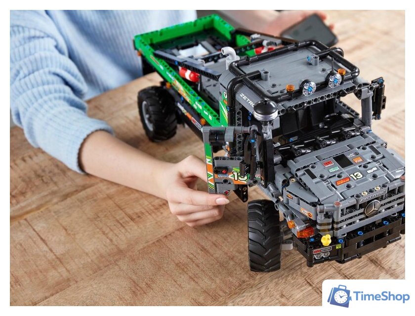 Конструктор LEGO Technic 42129 Полноприводный грузовик Mercedes-Benz Zetros - Изображение №16 — Интернет-магазин Time-Shop
