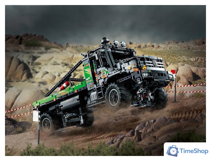 Конструктор LEGO Technic 42129 Полноприводный грузовик Mercedes-Benz Zetros - Изображение №19 — Интернет-магазин Time-Shop