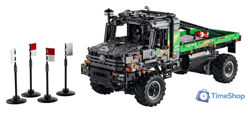 Конструктор LEGO Technic 42129 Полноприводный грузовик Mercedes-Benz Zetros - Изображение №3 — Интернет-магазин Time-Shop