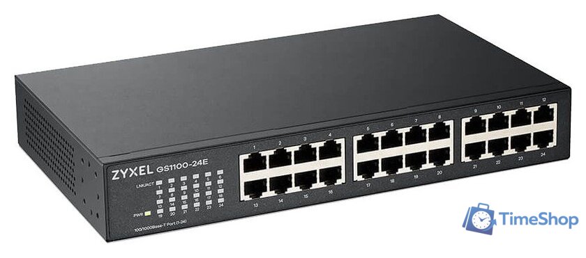 Неуправляемый коммутатор Zyxel GS1100-24E-EU0103F - Изображение №1 — Интернет-магазин Time-Shop