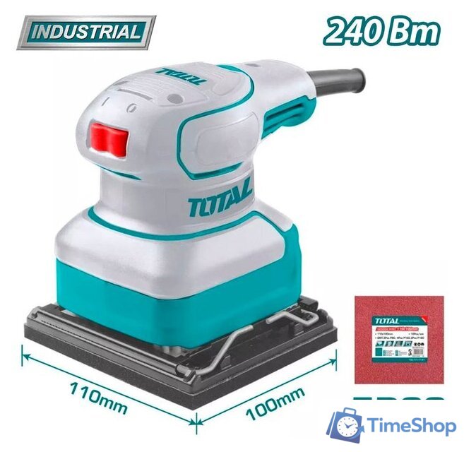 Виброшлифмашина Total TF2241108 - Изображение №1 — Интернет-магазин Time-Shop