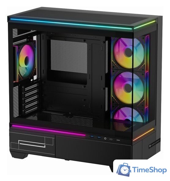 Корпус Thermalright M10 FAN4-M (черный) - Изображение №4 — Интернет-магазин Time-Shop