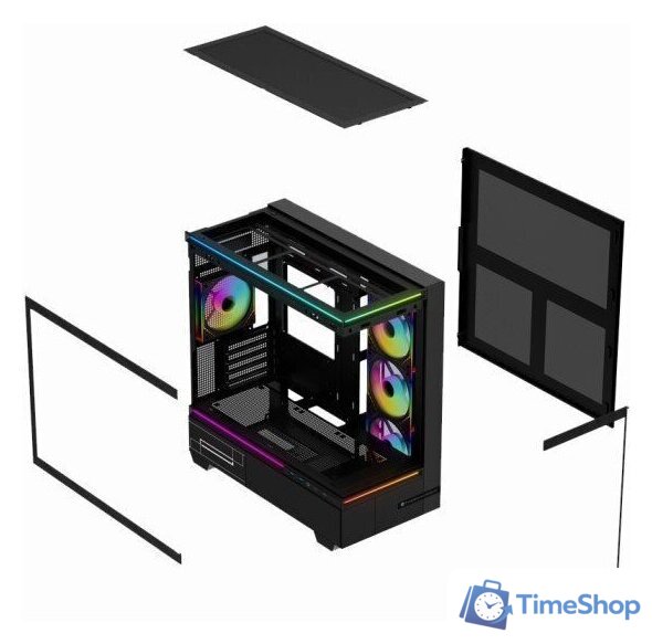 Корпус Thermalright M10 FAN4-M (черный) - Изображение №8 — Интернет-магазин Time-Shop