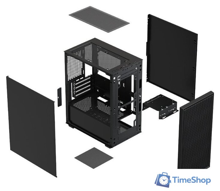 Корпус XASTRA A307M 2BK SI (черный) - Изображение №9 — Интернет-магазин Time-Shop