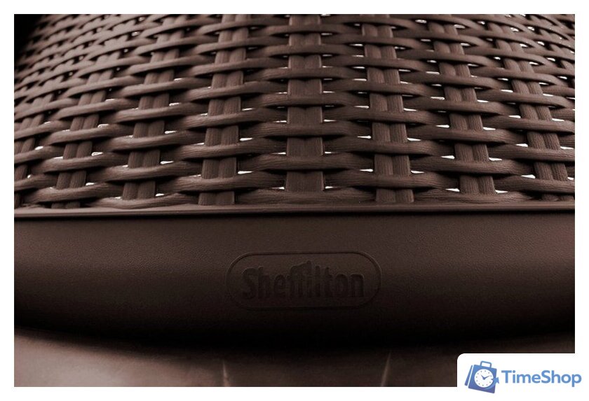 Стул с подлокотниками Sheffilton SHT-S68/S424-С (коричневый/темный орех) - Изображение №2 — Интернет-магазин Time-Shop