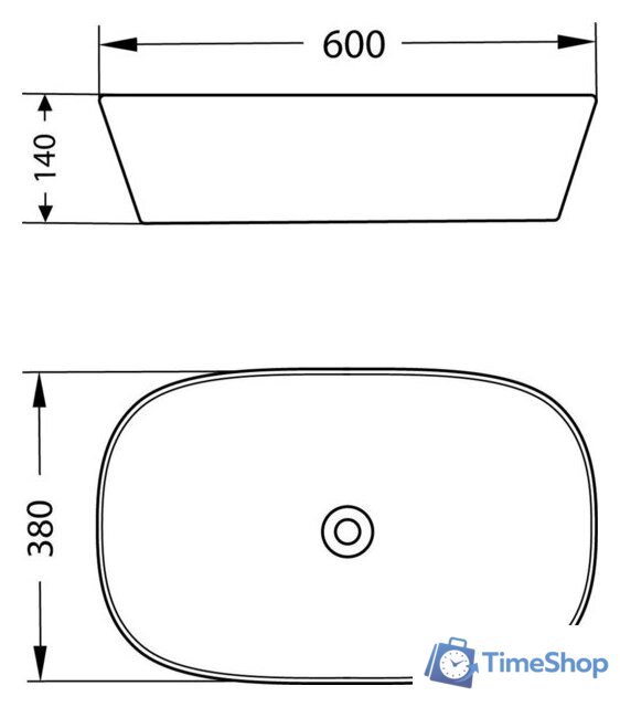 Умывальник Lauter 21393-60-A + клапан 21190B - Изображение №15 — Интернет-магазин Time-Shop