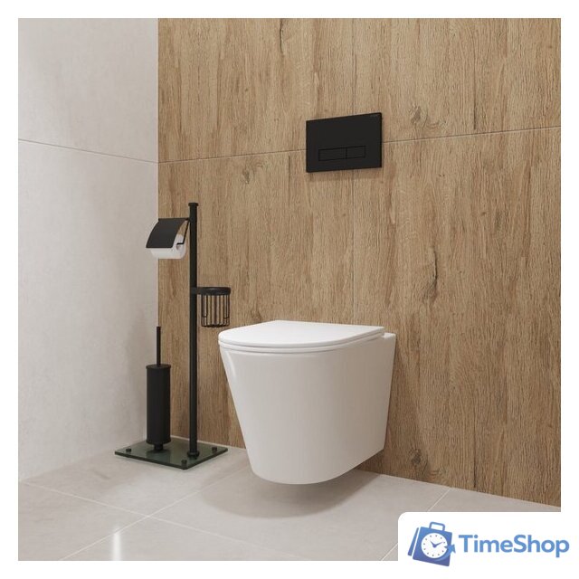 Унитаз подвесной Lauter Longer 2110822 с кнопкой 219703J (прямоугольная, сатин) - Изображение №16 — Интернет-магазин Time-Shop