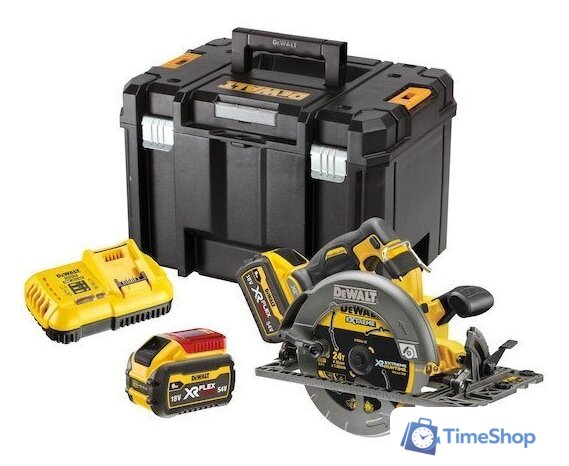 Дисковая (циркулярная) пила DeWalt DCS579X2 (с 2-мя АКБ, кейс) - Изображение №1 — Интернет-магазин Time-Shop