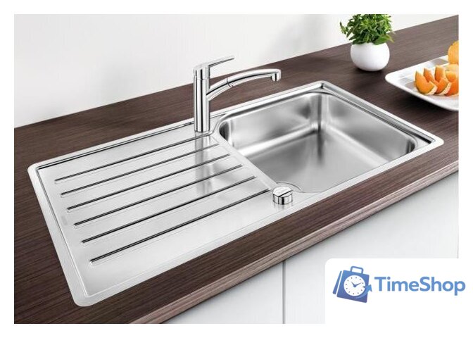 Кухонная мойка Blanco Lantos XL 6 S-IF 519709 (нержавеющая сталь) - Изображение №2 — Интернет-магазин Time-Shop