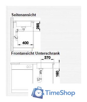 Кухонная мойка Blanco Lantos XL 6 S-IF 519709 (нержавеющая сталь) - Изображение №4 — Интернет-магазин Time-Shop
