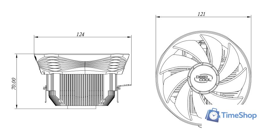 Кулер для процессора DeepCool Archer BigPro - Изображение №1 — Интернет-магазин Time-Shop