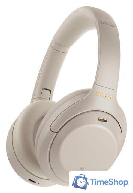 Наушники Sony WH-1000XM4 (бежевый) - Изображение №1 — Интернет-магазин Time-Shop