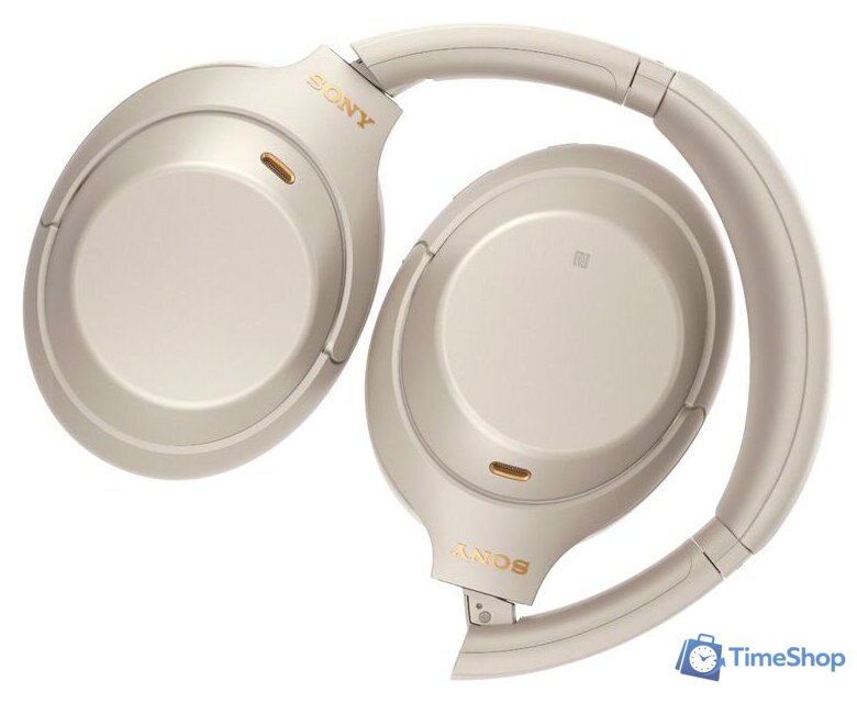 Наушники Sony WH-1000XM4 (бежевый) - Изображение №7 — Интернет-магазин Time-Shop