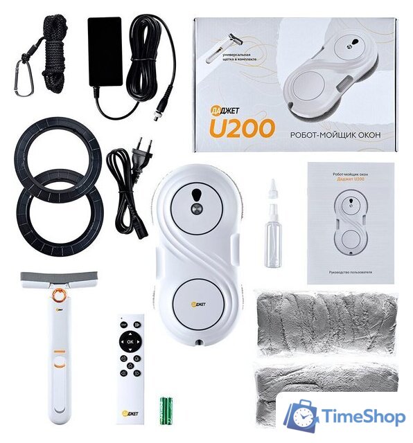 Робот для мытья окон Даджет U200 - Изображение №6 — Интернет-магазин Time-Shop