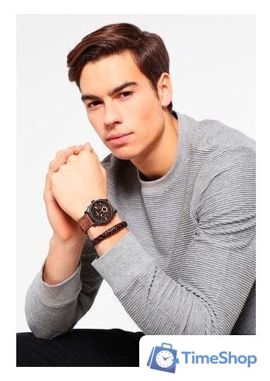 Наручные часы с украшением Fossil Machine Chronograph FS5251SET - Изображение №6 — Интернет-магазин Time-Shop