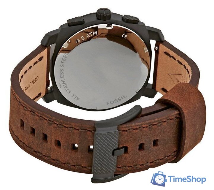 Наручные часы с украшением Fossil Machine Chronograph FS5251SET - Изображение №5 — Интернет-магазин Time-Shop