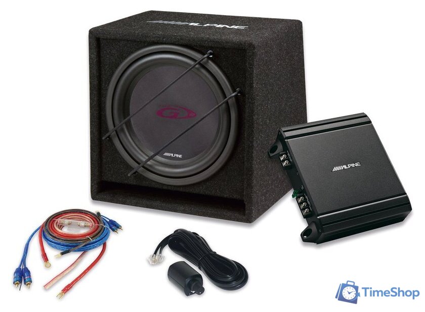 Пассивный сабвуфер + усилитель Alpine SBG-30KIT - Изображение №1 — Интернет-магазин Time-Shop