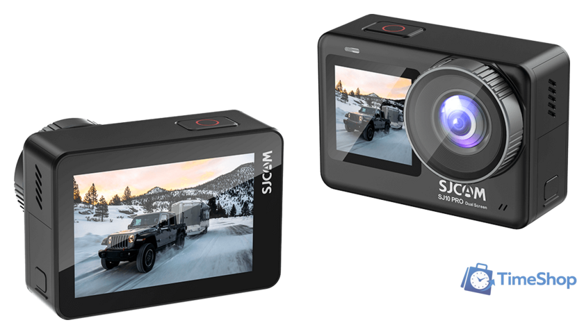 Экшен-камера SJCAM SJ10 Pro Dual Screen (черный) - Изображение №6 — Интернет-магазин Time-Shop