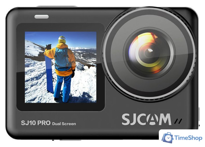 Экшен-камера SJCAM SJ10 Pro Dual Screen (черный) - Изображение №1 — Интернет-магазин Time-Shop