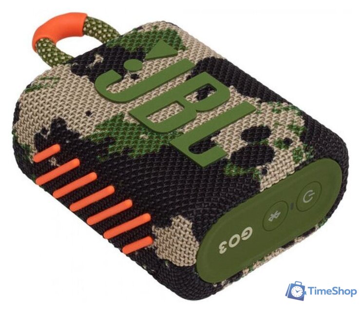 Беспроводная колонка JBL Go 3 (камуфляж) - Изображение №3 — Интернет-магазин Time-Shop