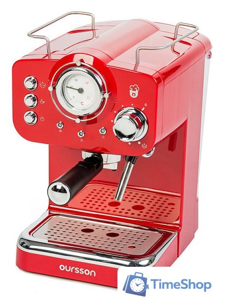 Рожковая кофеварка Oursson EM1510/RD - Изображение №1 — Интернет-магазин Time-Shop