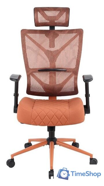 Офисное кресло CHAIRMAN CH566 (оранжевый) - Изображение №4 — Интернет-магазин Time-Shop