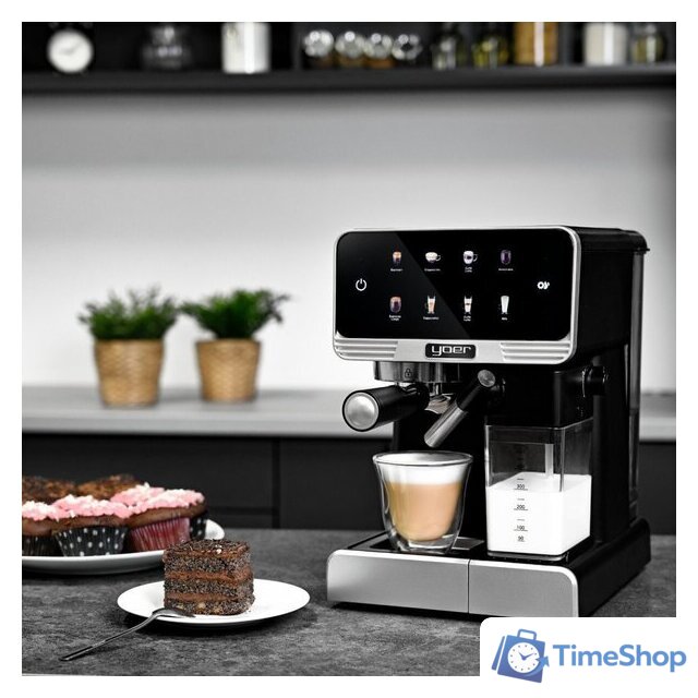 Рожковая кофеварка Yoer Creamo EMF03BK - Изображение №12 — Интернет-магазин Time-Shop