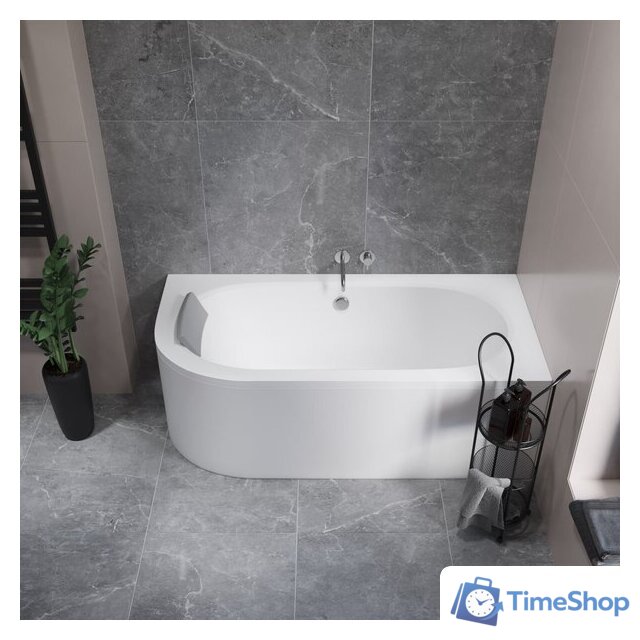 Ванна Lauter Bliss 170 P 21201072P (с ножками, серым подголовником и белым лиц.экраном) - Изображение №11 — Интернет-магазин Time-Shop