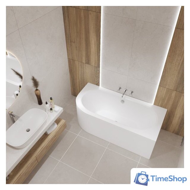 Ванна Lauter Bliss 170 P 21201072P (с ножками, серым подголовником и белым лиц.экраном) - Изображение №18 — Интернет-магазин Time-Shop