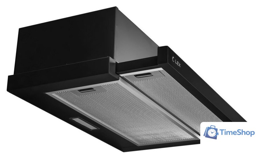 Кухонная вытяжка LEX Hubble 2M 600 Black - Изображение №3 — Интернет-магазин Time-Shop