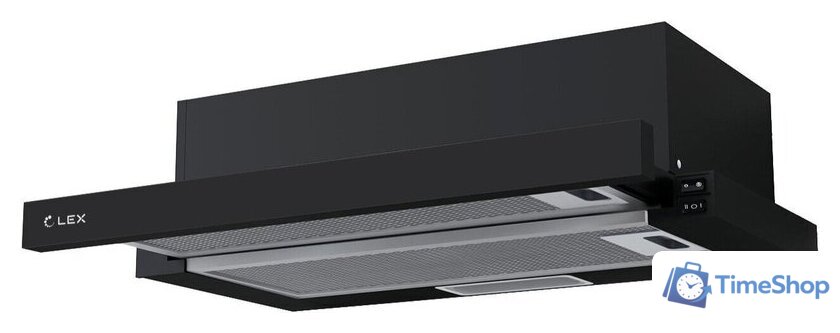 Кухонная вытяжка LEX Hubble 2M 600 Black - Изображение №1 — Интернет-магазин Time-Shop