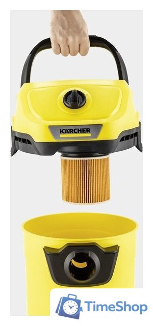 Пылесос Karcher WD 3-18 Battery Set [1.628-551.0] - Изображение №2 — Интернет-магазин Time-Shop