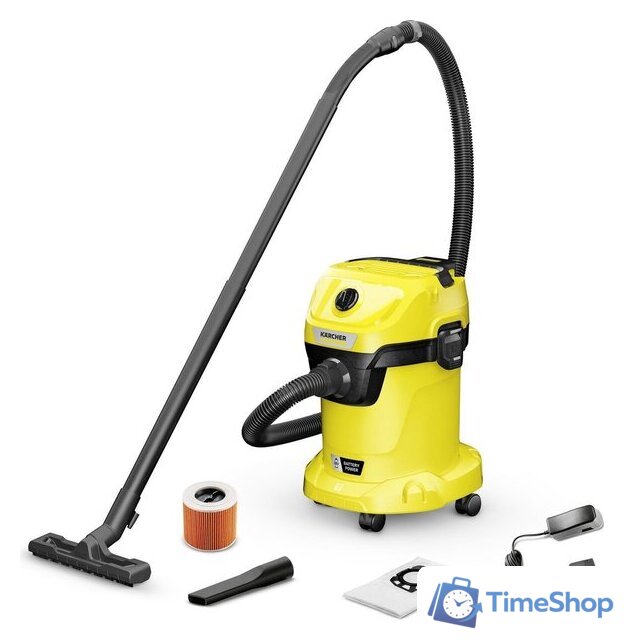 Пылесос Karcher WD 3-18 Battery Set [1.628-551.0] - Изображение №1 — Интернет-магазин Time-Shop