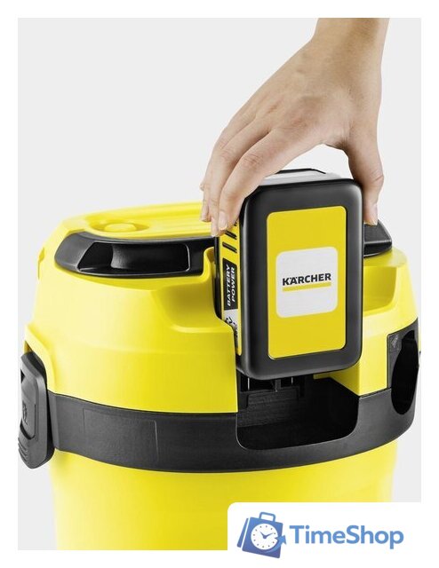 Пылесос Karcher WD 3-18 Battery Set [1.628-551.0] - Изображение №4 — Интернет-магазин Time-Shop
