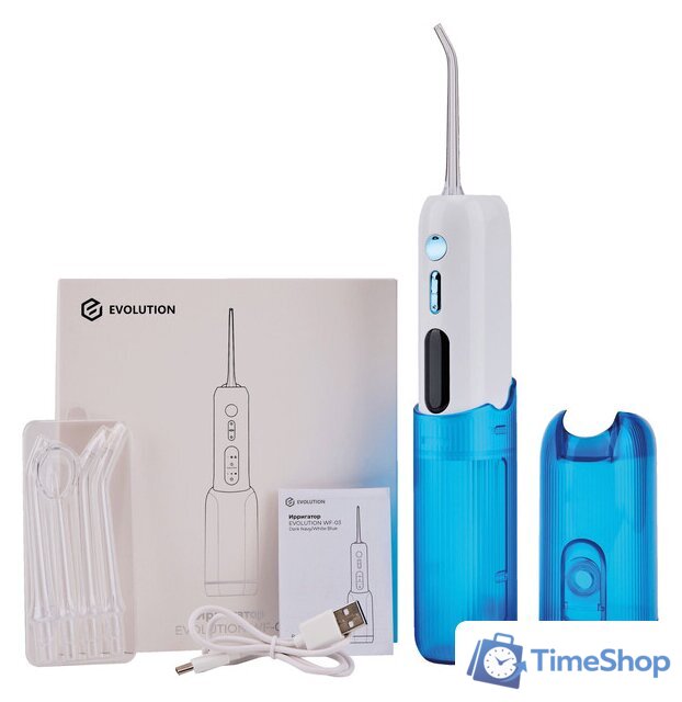 Ирригатор  Evolution WF-03 (white blue) - Изображение №1 — Интернет-магазин Time-Shop