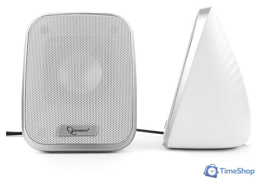 Акустика Gembird SPK-100 (белый) - Изображение №3 — Интернет-магазин Time-Shop