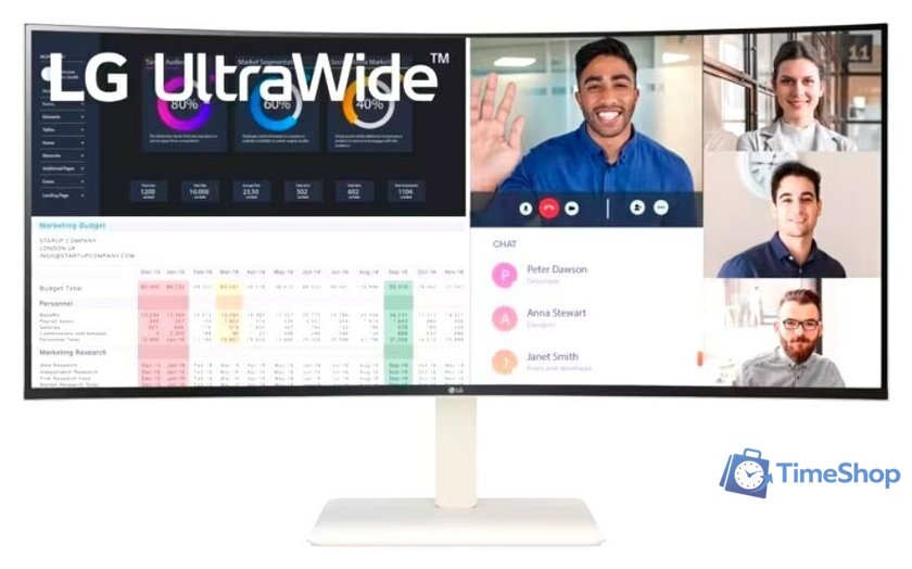 Игровой монитор LG UltraWide 38WR85QC-W - Изображение №1 — Интернет-магазин Time-Shop