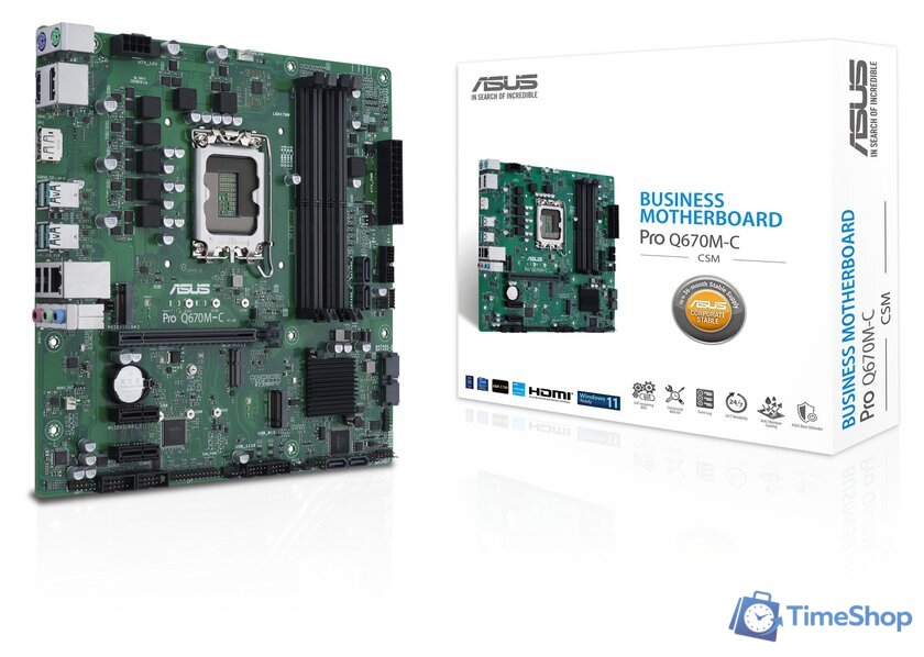 Материнская плата ASUS Pro Q670M-C-CSM - Изображение №8 — Интернет-магазин Time-Shop