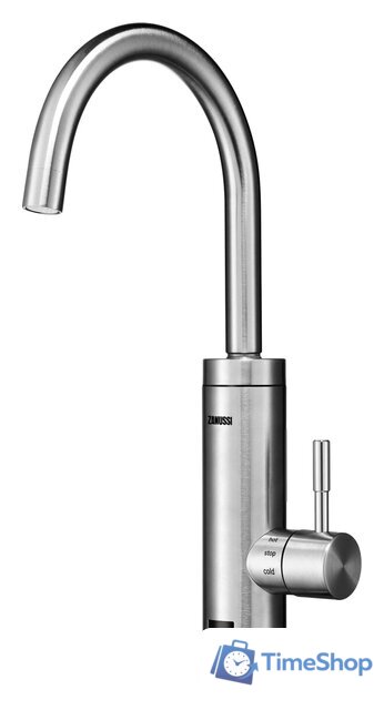Проточный электрический водонагреватель-кран Zanussi SmartTap Steel - Изображение №1 — Интернет-магазин Time-Shop