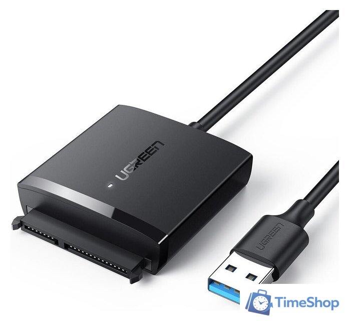 Кабель Ugreen CM257 60561 USB Type-A - SATA (черный) - Изображение №1 — Интернет-магазин Time-Shop