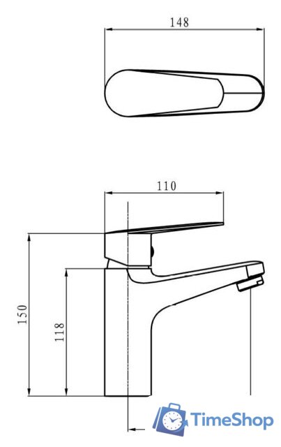 Смеситель Esko Limassol LL26 - Изображение №3 — Интернет-магазин Time-Shop