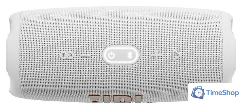 Беспроводная колонка JBL Charge 5 (белый) - Изображение №3 — Интернет-магазин Time-Shop