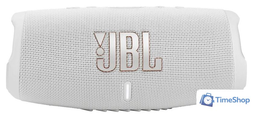 Беспроводная колонка JBL Charge 5 (белый) - Изображение №1 — Интернет-магазин Time-Shop