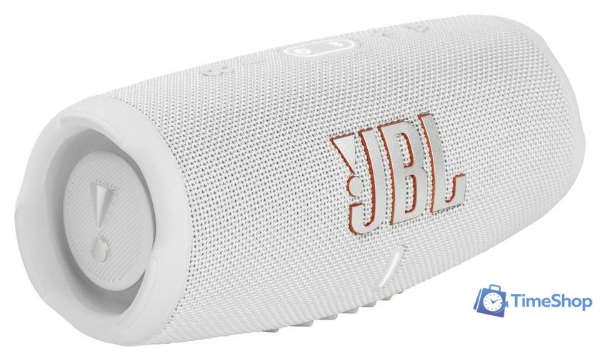 Беспроводная колонка JBL Charge 5 (белый) - Изображение №2 — Интернет-магазин Time-Shop