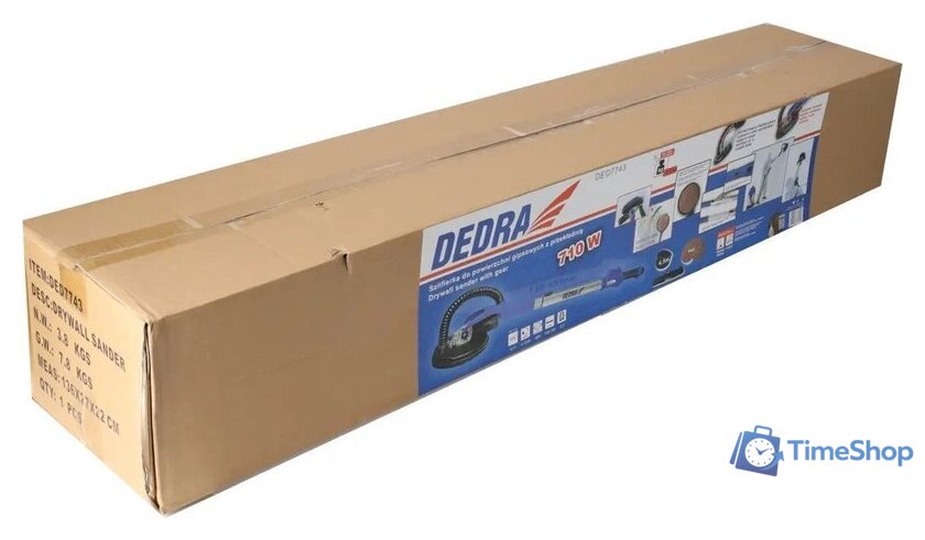 Шлифмашина для стен и потолков Dedra DED7743 - Изображение №9 — Интернет-магазин Time-Shop